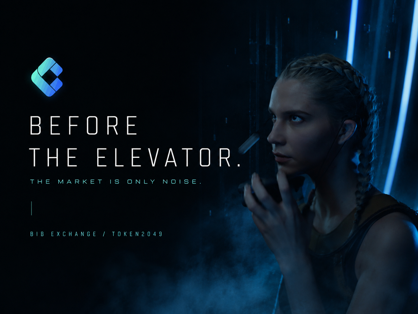 BIB before the elevator visual