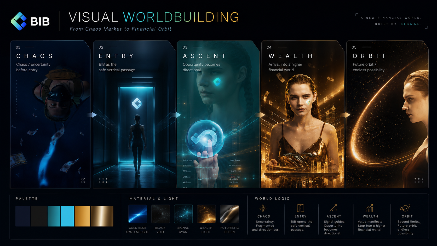BIB visual worldbuilding board