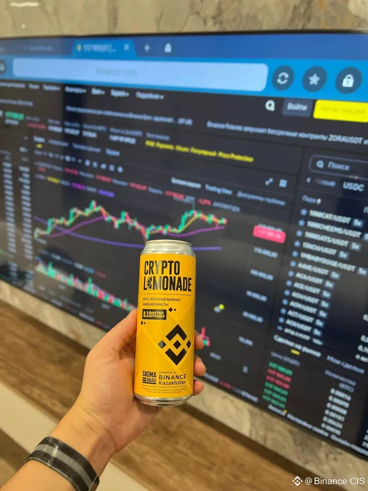 Binance Crypto Lemonade social product material