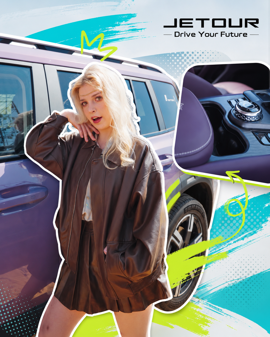 JETOUR Jessi campaign poster