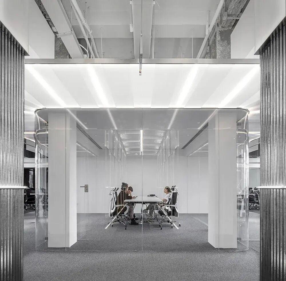 赛博白园会议室协作场景